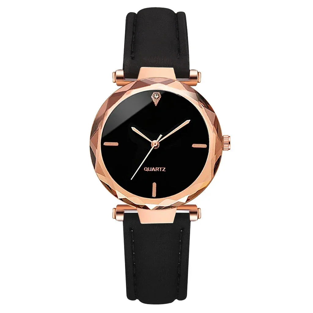 2PCS Set Luxury Watch Women Bracelet Rhinestone Fashion Wristwatch Female Casual Ladies Watches Bracelet Set Clock