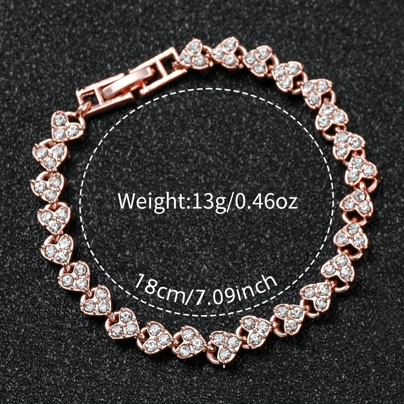 2pcs/set Women Fashion Silicone Band Quartz Watch with Diamond Bracelet