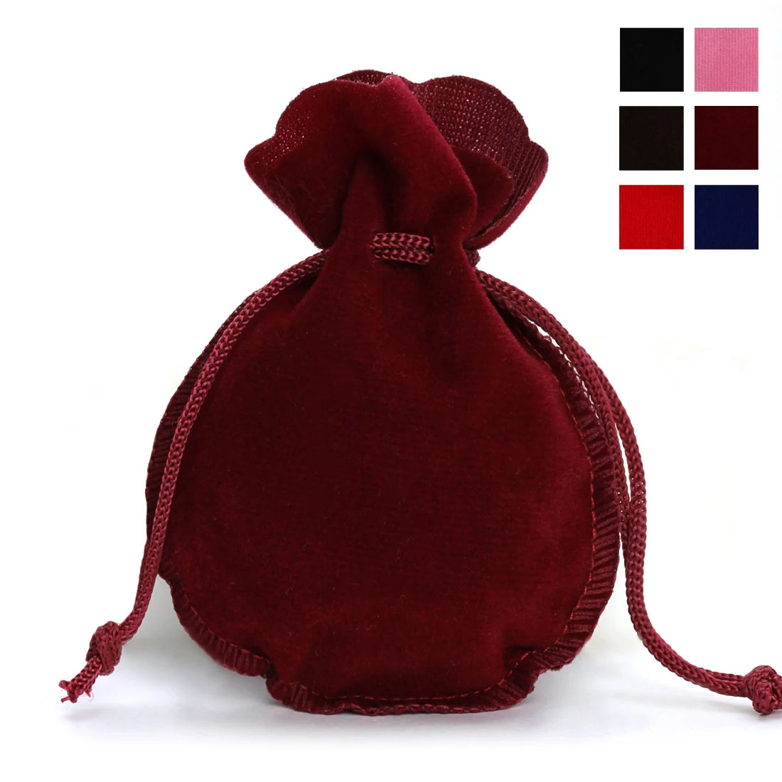 10pcs/lot Velvet Drawstring Gifts Bags Gourd-Shaped Jewelry Storage Pouches Party Portable Present Drawable Packing Bags