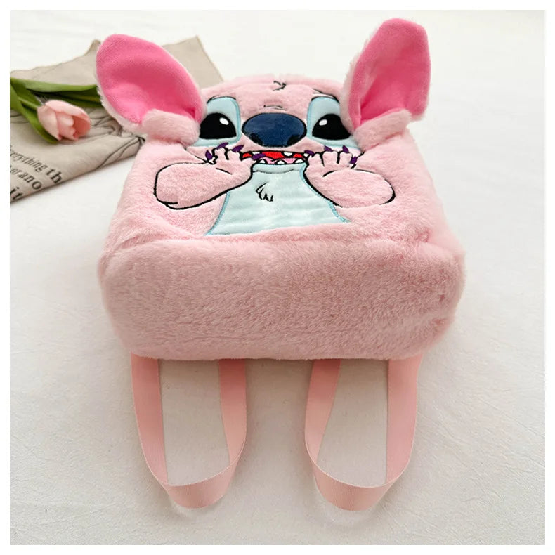 Stitch Backpack Japanese Blue Funny Cartoon Large-Capacity Student Backpack Kindergarten Bag Kawaii Backpack