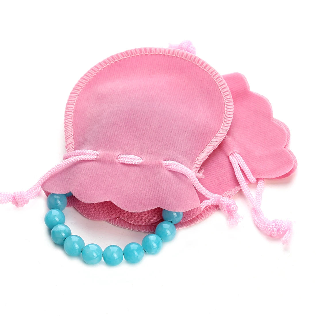 10pcs/lot Velvet Drawstring Gifts Bags Gourd-Shaped Jewelry Storage Pouches Party Portable Present Drawable Packing Bags