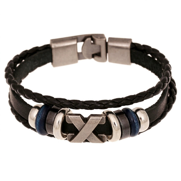 Trendy Men's Couples' Cowhide Vintage Metal Nightclub Skull